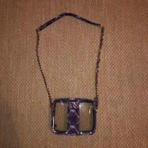 Kelly Wynne Mingle Mingle Mini Purple Snake Skin